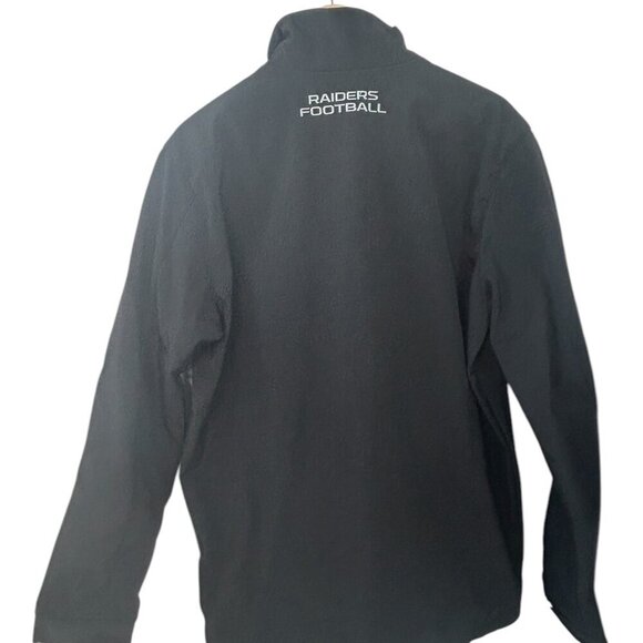 NFL Raiders Soft Shell Jacket Unisex Size Large | Football Enthusiast - Picture 3 of 8